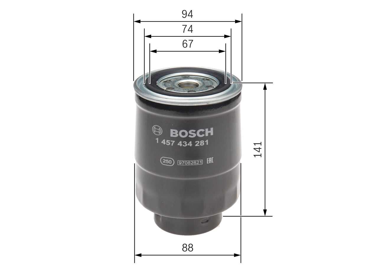 BOSCH 1 457 434 281 Filtru combustibil