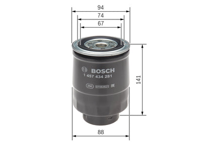 BOSCH 1 457 434 281 Filtru combustibil
