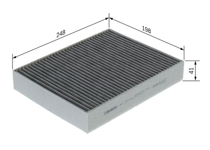 BOSCH 1 987 435 503 Filtru, aer habitaclu