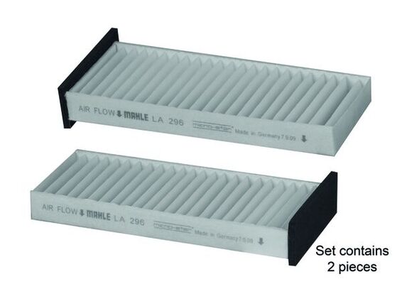 MAHLE LA 296/S Filtru, aer habitaclu