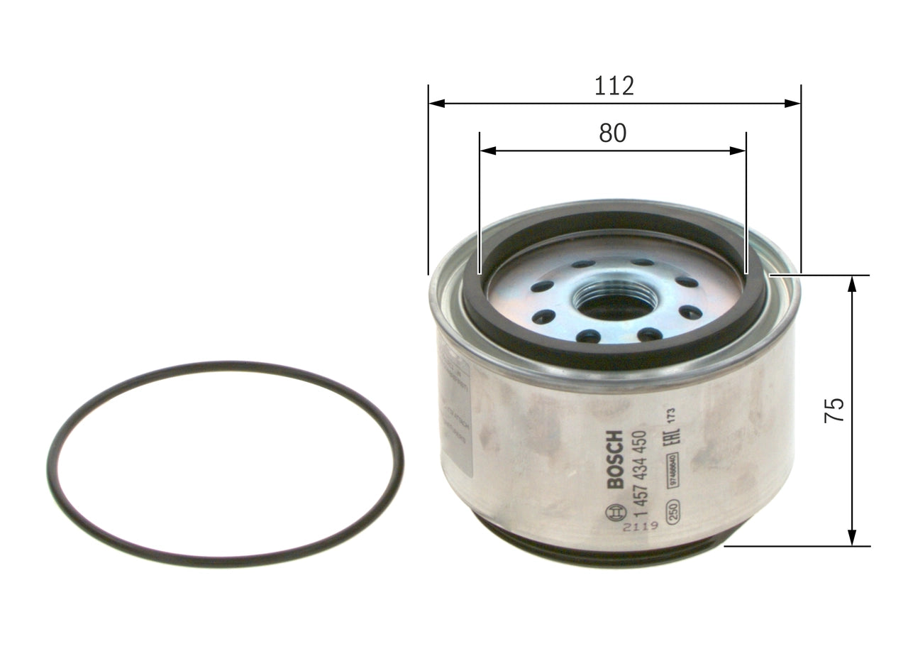 BOSCH 1 457 434 450 Filtru combustibil