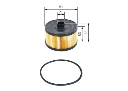 BOSCH F 026 407 231 Filtru ulei