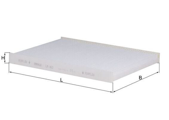MAHLE LA 463 Filtru, aer habitaclu