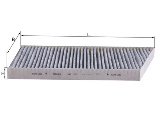 MAHLE LAK 129 Filtru, aer habitaclu