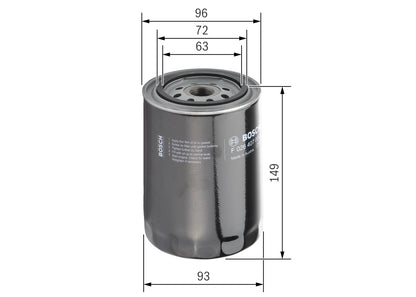 BOSCH F 026 407 004 Filtru ulei