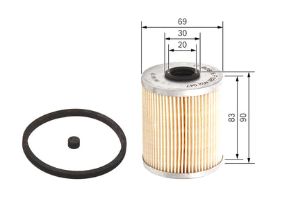 BOSCH F 026 402 047 Filtru combustibil