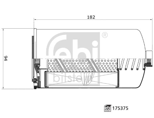 FEBI BILSTEIN 175375 Filtru combustibil