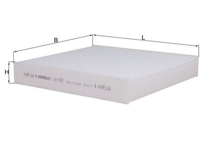MAHLE LA 923 Filtru, aer habitaclu