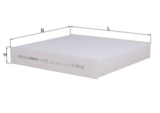 MAHLE LA 923 Filtru, aer habitaclu