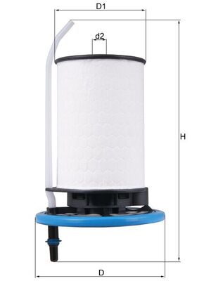 MAHLE KX 398 Filtru combustibil