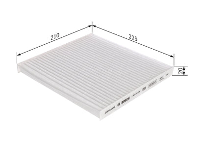 BOSCH 1 987 432 246 Filtru, aer habitaclu