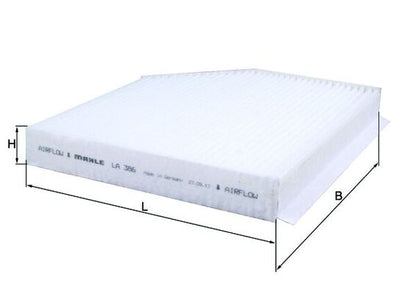 MAHLE LA 386 Filtru, aer habitaclu