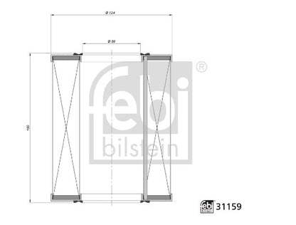 FEBI BILSTEIN 31159 Filtru aer