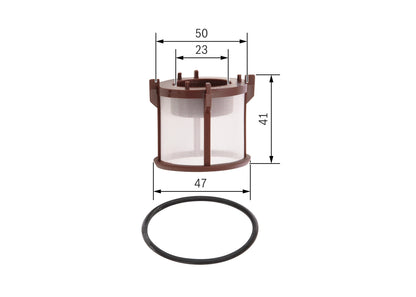 BOSCH F 026 402 136 Filtru combustibil