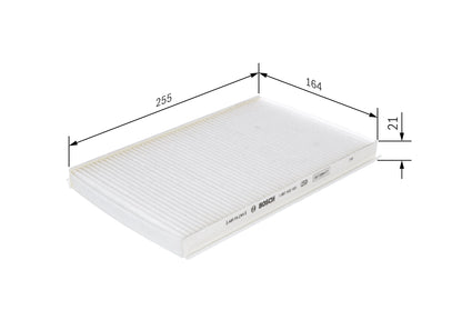 BOSCH 1 987 432 183 Filtru, aer habitaclu