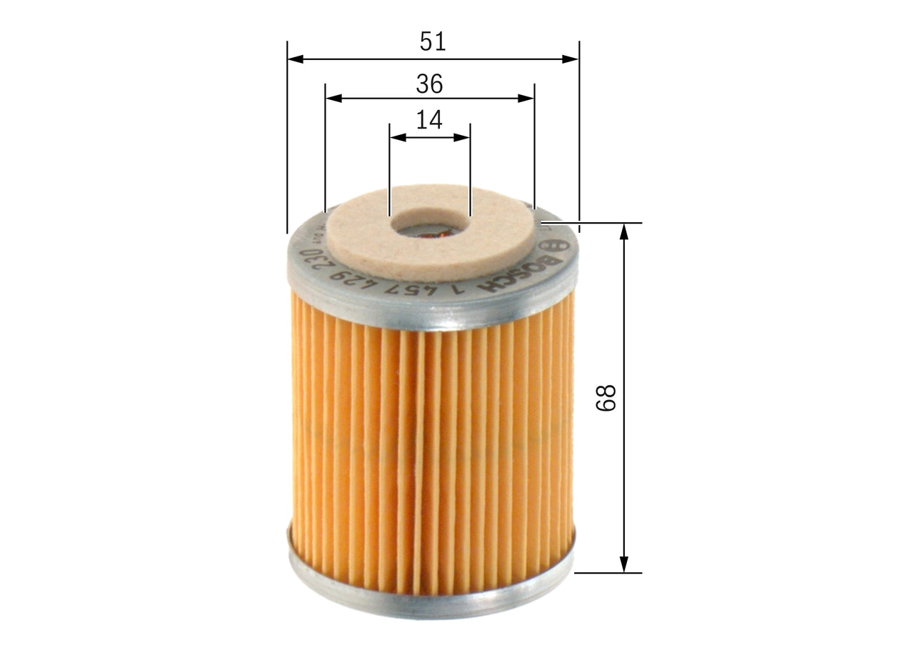 BOSCH 1 457 429 230 Filtru combustibil