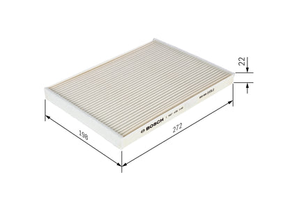 BOSCH 1 987 435 048 Filtru, aer habitaclu