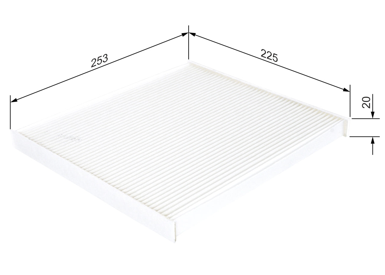 BOSCH 1 987 432 269 Filtru, aer habitaclu