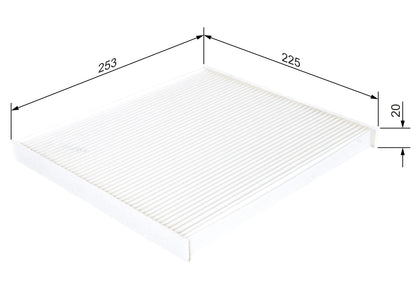 BOSCH 1 987 432 269 Filtru, aer habitaclu