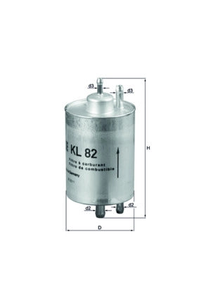 MAHLE KL 82 Filtru combustibil