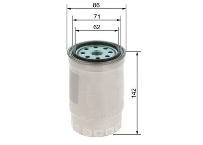 BOSCH 1 457 434 511 Filtru combustibil