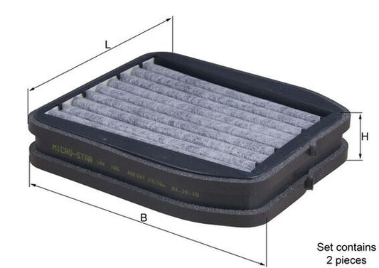 MAHLE LKK 165/S Filtru, aer habitaclu
