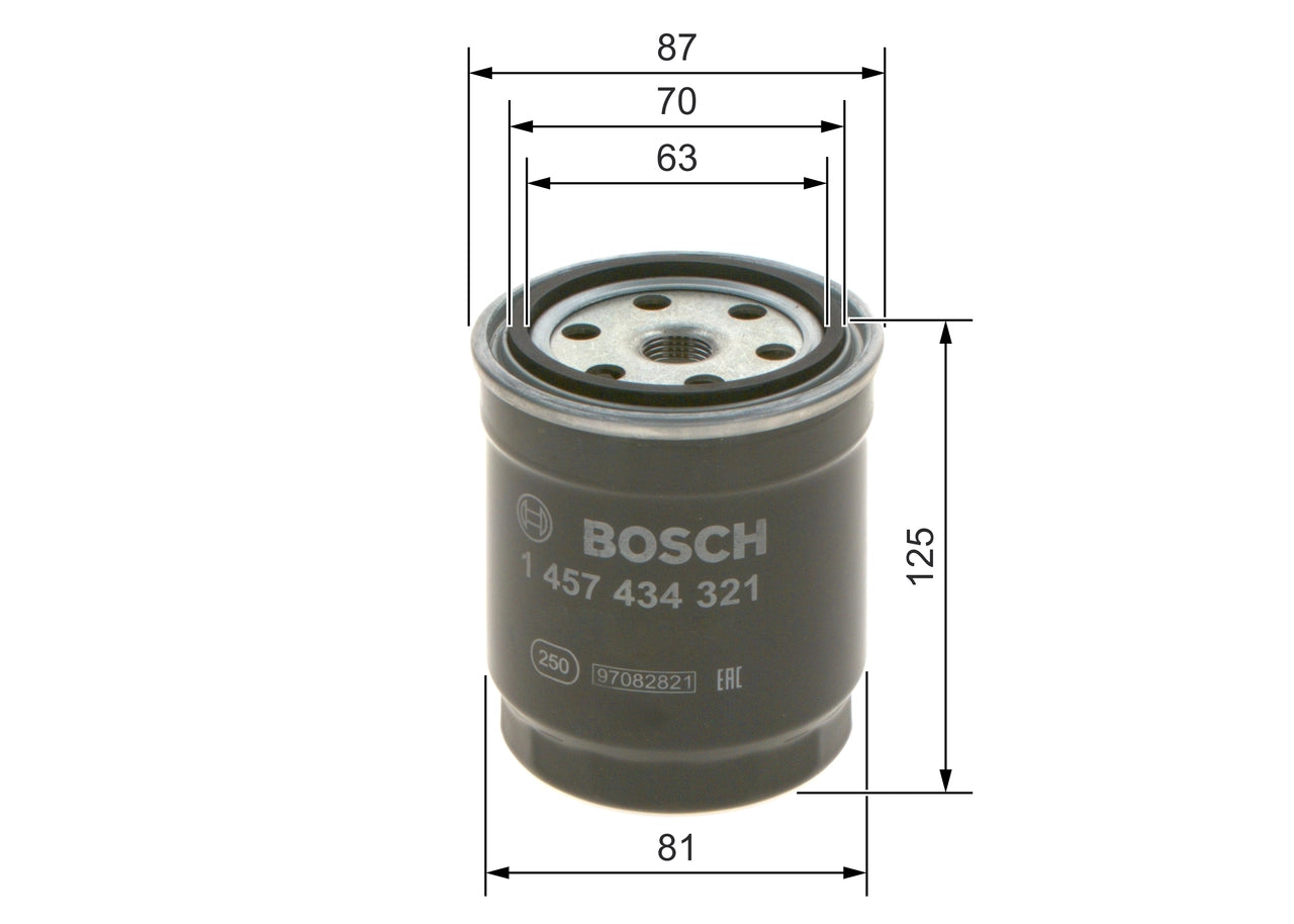 BOSCH 1 457 434 321 Filtru combustibil