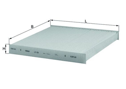MAHLE LA 430 Filtru, aer habitaclu