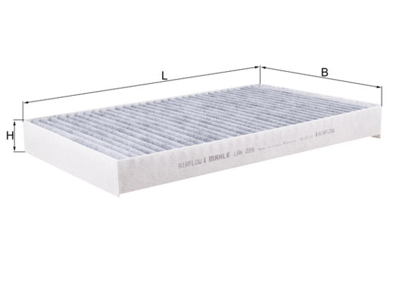 MAHLE LAK 229 Filtru, aer habitaclu