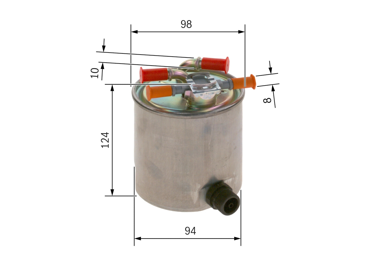 BOSCH F 026 402 742 Filtru combustibil