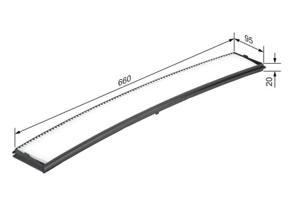 BOSCH 1 987 432 036 Filtru, aer habitaclu