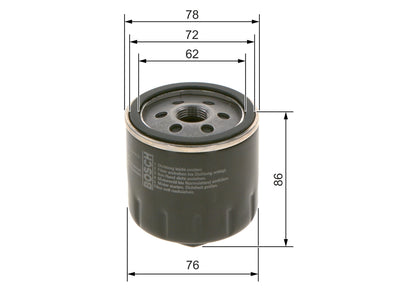 BOSCH 0 451 103 318 Filtru ulei