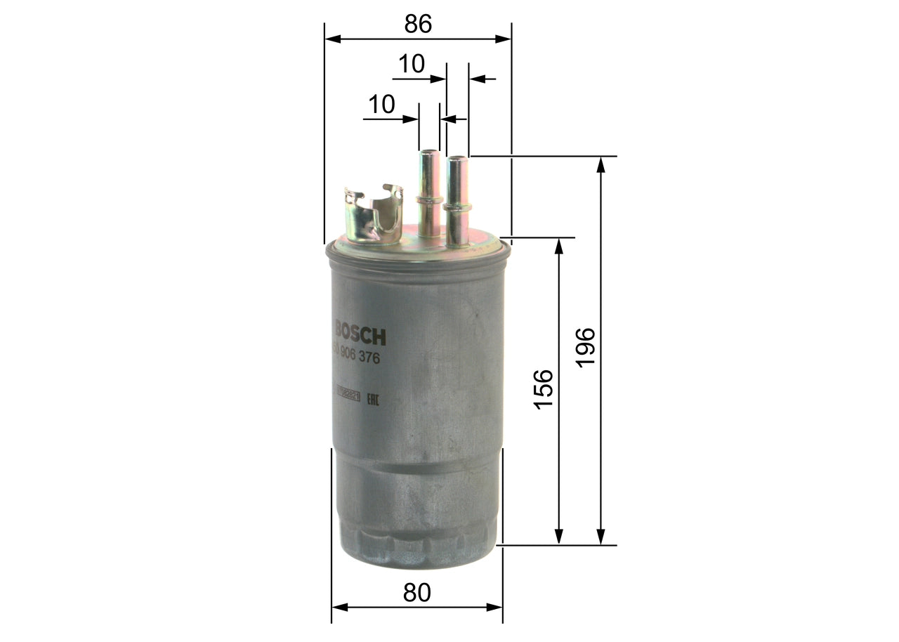 BOSCH 0 450 906 376 Filtru combustibil
