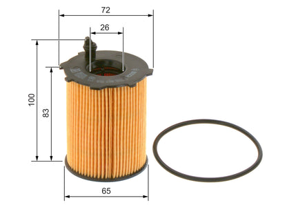 BOSCH F 026 407 159 Filtru ulei