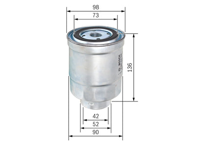 BOSCH 0 986 450 508 Filtru combustibil