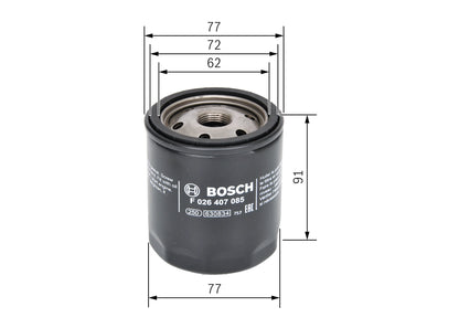 BOSCH F 026 407 085 Filtru ulei