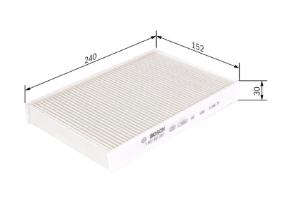 BOSCH 1 987 432 247 Filtru, aer habitaclu