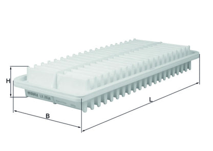 MAHLE LX 2634 Filtru aer