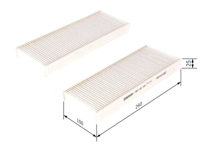 BOSCH 1 987 432 194 Filtru, aer habitaclu