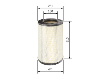 BOSCH F 026 400 514 Filtru aer
