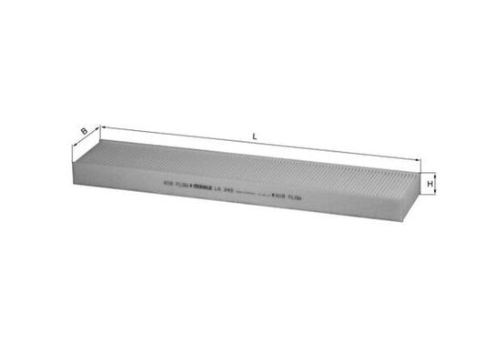 MAHLE LA 242 Filtru, aer habitaclu