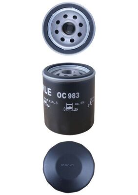 MAHLE OC 983 Filtru ulei