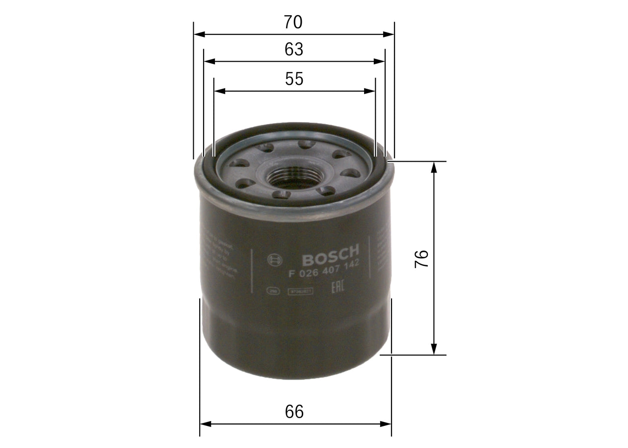BOSCH F 026 407 142 Filtru ulei