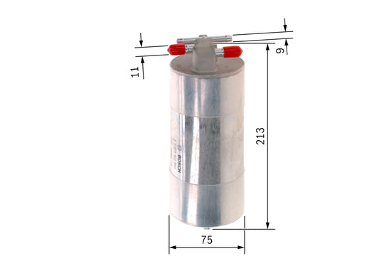 BOSCH F 026 402 845 Filtru combustibil