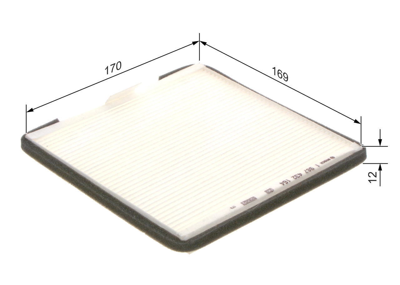 BOSCH 1 987 432 164 Filtru, aer habitaclu