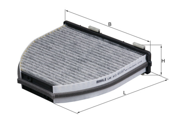 MAHLE LAK 413 Filtru, aer habitaclu
