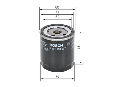 BOSCH 0 451 103 337 Filtru ulei