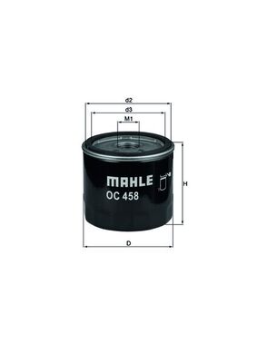 MAHLE OC 458 Filtru ulei