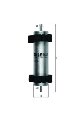 MAHLE KL 660 Filtru combustibil