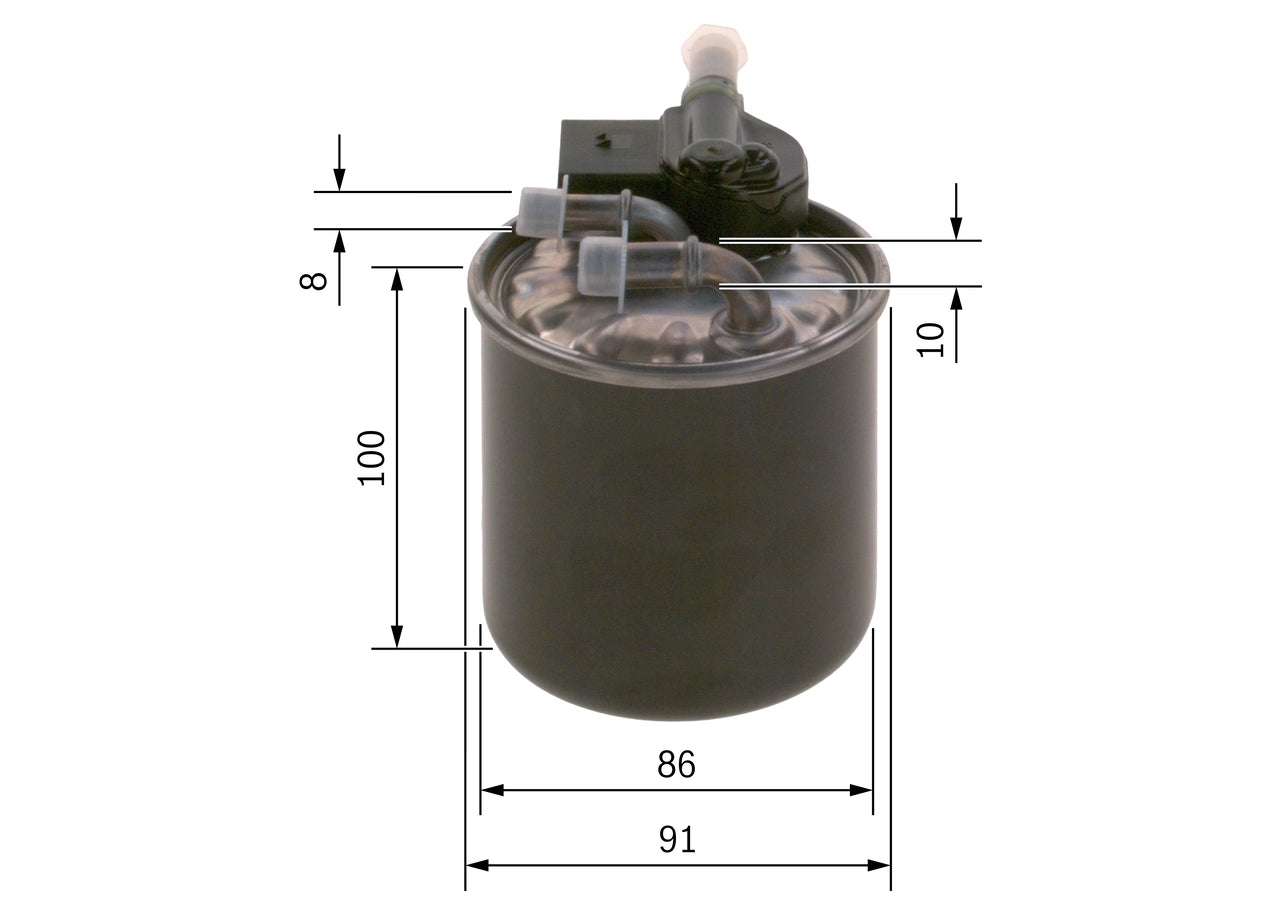 BOSCH F 026 402 843 Filtru combustibil